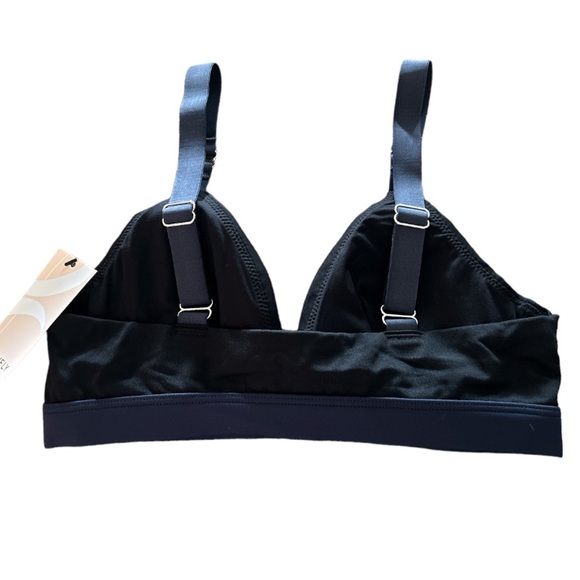 NWT, Lively Active Busty Bralette in Jet Black & Navy, Size S - Picture 2 of 4